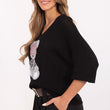 Laden Sie das Bild in den Galerie-Viewer, Kurzarm Pullover model 206703 Italy Moda