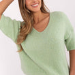 Laden Sie das Bild in den Galerie-Viewer, Kurzarm Pullover model 208726 Italy Moda