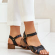 Laden Sie das Bild in den Galerie-Viewer, Sandalen mit Absatz model 210705 Step in style