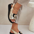 Laden Sie das Bild in den Galerie-Viewer,  Keilabsatz Sandalen model 211717 Step in style