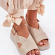 Laden Sie das Bild in den Galerie-Viewer,  Keilabsatz Sandalen model 211942 Step in style