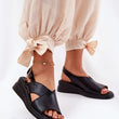 Laden Sie das Bild in den Galerie-Viewer,  Keilabsatz Sandalen model 211943 Step in style