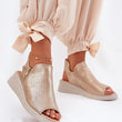 Laden Sie das Bild in den Galerie-Viewer,  Keilabsatz Sandalen model 211946 Step in style