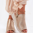 Laden Sie das Bild in den Galerie-Viewer,  Keilabsatz Sandalen model 211946 Step in style