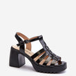 Laden Sie das Bild in den Galerie-Viewer,  Sandalen mit Absatz model 211947 Step in style