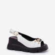 Laden Sie das Bild in den Galerie-Viewer,  Keilabsatz Sandalen model 212133 Step in style