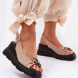 Laden Sie das Bild in den Galerie-Viewer, Keilabsatz Sandalen model 212134 Step in style
