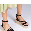 Laden Sie das Bild in den Galerie-Viewer, Keilabsatz Sandalen model 212468 PRIMO