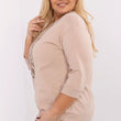Laden Sie das Bild in den Galerie-Viewer, Plus-Size Bluse model 212689 Relevance