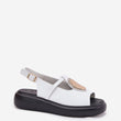 Laden Sie das Bild in den Galerie-Viewer, Keilabsatz Sandalen model 212713 Step in style