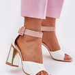 Laden Sie das Bild in den Galerie-Viewer, Sandalen mit Absatz model 212823 Step in style