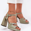 Laden Sie das Bild in den Galerie-Viewer, Sandalen mit Absatz model 212825 Step in style