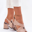Laden Sie das Bild in den Galerie-Viewer, Sandalen mit Absatz model 212827 Step in style