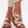 Laden Sie das Bild in den Galerie-Viewer, Keilabsatz Sandalen model 212833 Step in style