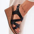 Laden Sie das Bild in den Galerie-Viewer, Keilabsatz Sandalen model 212834 Step in style