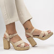 Laden Sie das Bild in den Galerie-Viewer, Sandalen mit Absatz model 212953 Inello