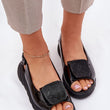 Laden Sie das Bild in den Galerie-Viewer, Keilabsatz Sandalen model 213002 Step in style