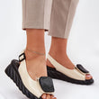 Laden Sie das Bild in den Galerie-Viewer, Keilabsatz Sandalen model 213003 Step in style