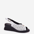 Laden Sie das Bild in den Galerie-Viewer, Keilabsatz Sandalen model 213013 Step in style