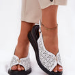 Laden Sie das Bild in den Galerie-Viewer, Keilabsatz Sandalen model 213013 Step in style