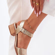 Laden Sie das Bild in den Galerie-Viewer, Sandalen mit Absatz model 213021 Step in style