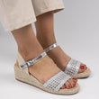 Laden Sie das Bild in den Galerie-Viewer, Keilabsatz Sandalen model 213140 Inello