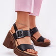 Laden Sie das Bild in den Galerie-Viewer, Sandalen mit Absatz model 213164 Step in style