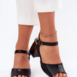 Laden Sie das Bild in den Galerie-Viewer, Sandalen mit Absatz model 213186 Step in style