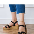 Laden Sie das Bild in den Galerie-Viewer, Keilabsatz Sandalen model 213377 PRIMO