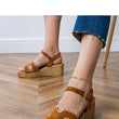 Laden Sie das Bild in den Galerie-Viewer, Keilabsatz Sandalen model 213378 PRIMO