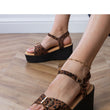 Laden Sie das Bild in den Galerie-Viewer, Keilabsatz Sandalen model 213381 PRIMO