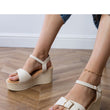 Laden Sie das Bild in den Galerie-Viewer, Keilabsatz Sandalen model 213382 PRIMO