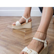 Laden Sie das Bild in den Galerie-Viewer, Keilabsatz Sandalen model 213382 PRIMO