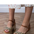 Laden Sie das Bild in den Galerie-Viewer, Sandalen mit Absatz model 213410 PRIMO