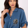 Laden Sie das Bild in den Galerie-Viewer, Damen Hemd model 213430 Italy Moda