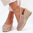 Laden Sie das Bild in den Galerie-Viewer, Keilabsatz Sandalen model 214091 Step in style