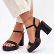 Laden Sie das Bild in den Galerie-Viewer, Sandalen mit Absatz model 214093 Step in style