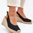 Laden Sie das Bild in den Galerie-Viewer, Keilabsatz Sandalen model 214095 Step in style
