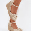 Laden Sie das Bild in den Galerie-Viewer, Keilabsatz Sandalen model 214384 Step in style