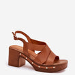 Laden Sie das Bild in den Galerie-Viewer, Sandalen mit Absatz model 214390 Step in style