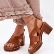 Laden Sie das Bild in den Galerie-Viewer, Sandalen mit Absatz model 214390 Step in style