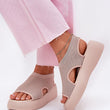 Laden Sie das Bild in den Galerie-Viewer, Keilabsatz Sandalen model 214987 Step in style