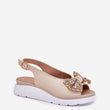 Laden Sie das Bild in den Galerie-Viewer, Keilabsatz Sandalen model 214996 Step in style