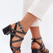 Laden Sie das Bild in den Galerie-Viewer, Sandalen mit Absatz model 215004 Step in style
