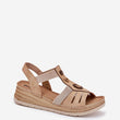 Laden Sie das Bild in den Galerie-Viewer, Keilabsatz Sandalen model 215012 Step in style