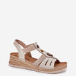 Laden Sie das Bild in den Galerie-Viewer, Keilabsatz Sandalen model 215013 Step in style