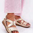 Laden Sie das Bild in den Galerie-Viewer, Keilabsatz Sandalen model 215014 Step in style