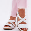 Laden Sie das Bild in den Galerie-Viewer, Keilabsatz Sandalen model 215015 Step in style