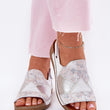 Laden Sie das Bild in den Galerie-Viewer, Keilabsatz Sandalen model 215017 Step in style