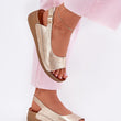 Laden Sie das Bild in den Galerie-Viewer, Keilabsatz Sandalen model 215019 Step in style